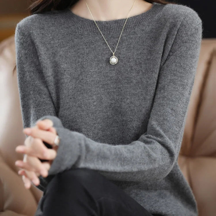 Suéter Feminino de Lã Merino