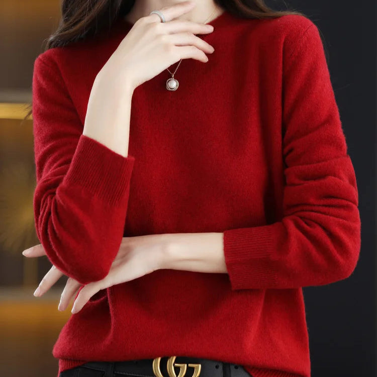 Suéter Feminino de Lã Merino