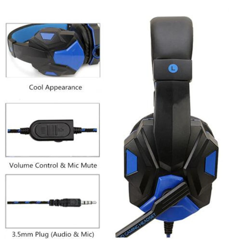 Headset Gamer com fio Ajustável com Microfone e Cancelamento de Ruído - Donna Boneca