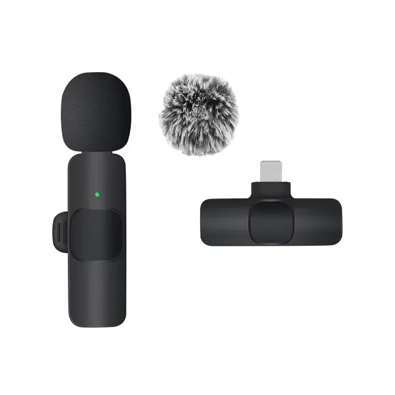Kit Mini Microfone para Iphone e Android