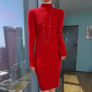 Vestido de Inverno de Cashmere