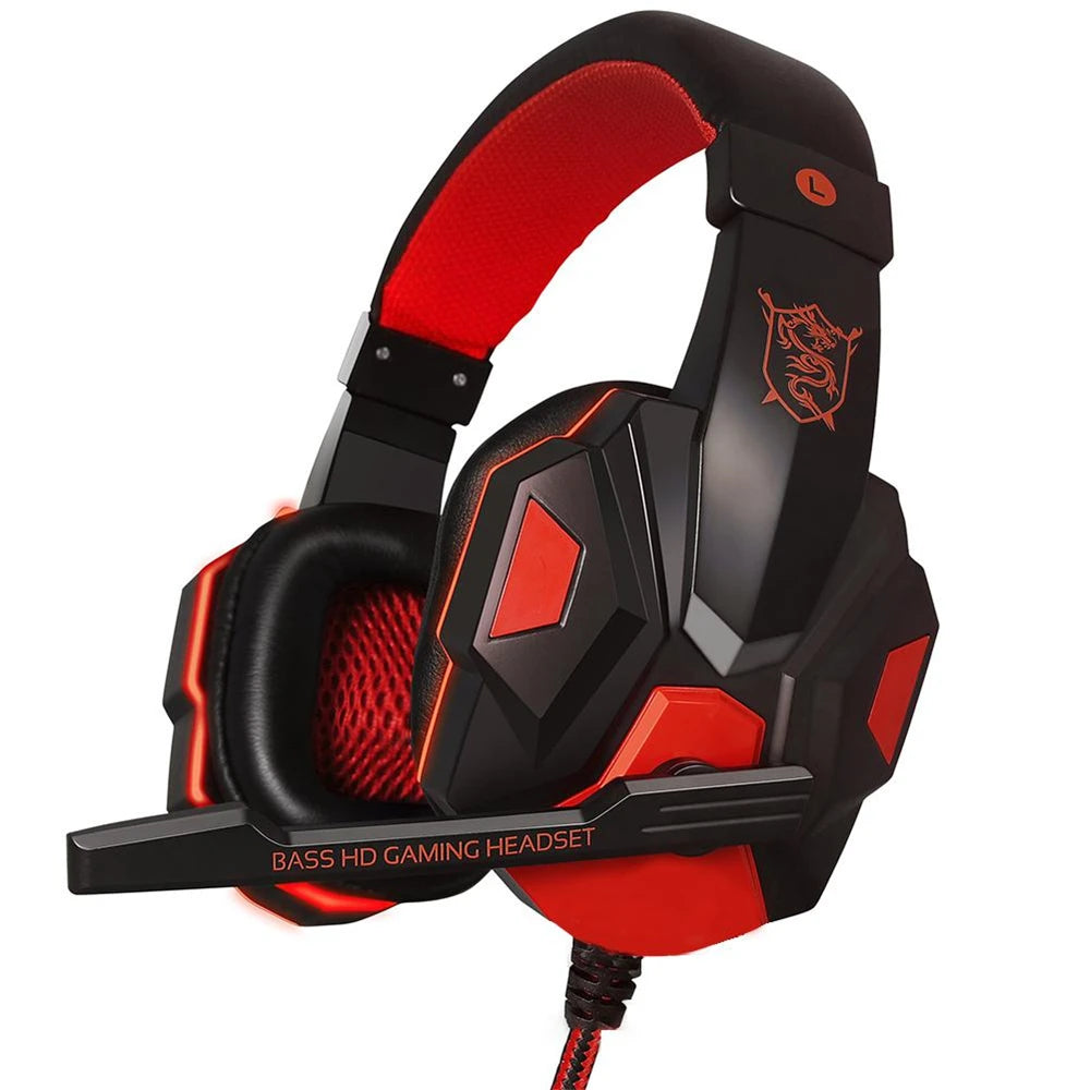 Headset Gamer com fio Ajustável com Microfone e Cancelamento de Ruído - Donna Boneca