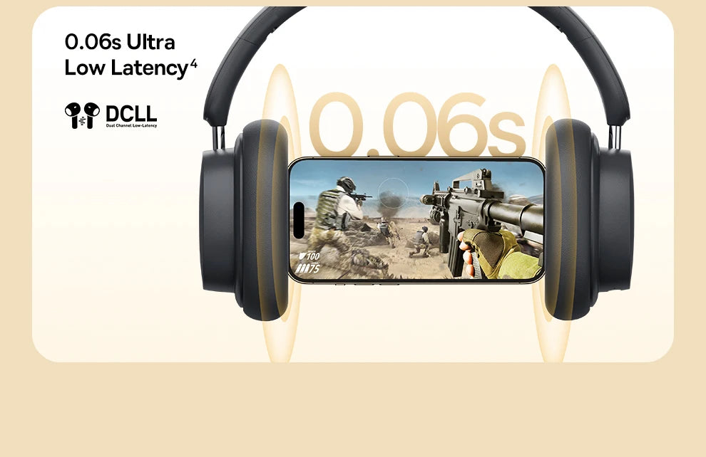 Headfone com Acústica Espacial e 70 horas de bateria - Donna Boneca