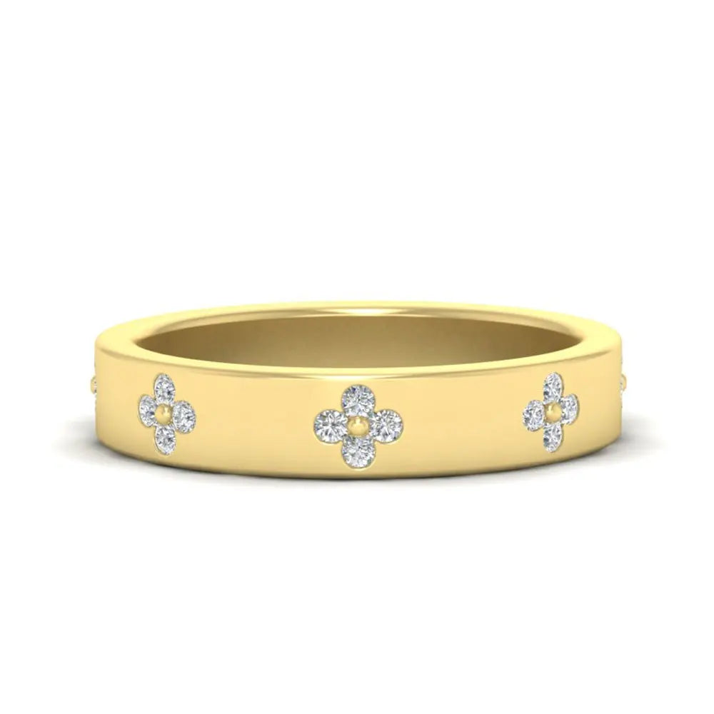 Aliança e Anel com Diamantes Moissanites