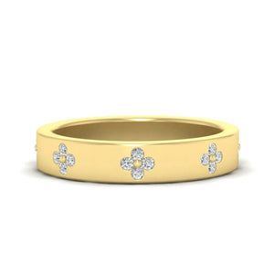 Aliança e Anel com Diamantes Moissanites