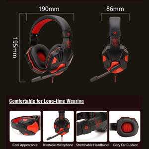 Headset Gamer com fio Ajustável com Microfone e Cancelamento de Ruído - Donna Boneca