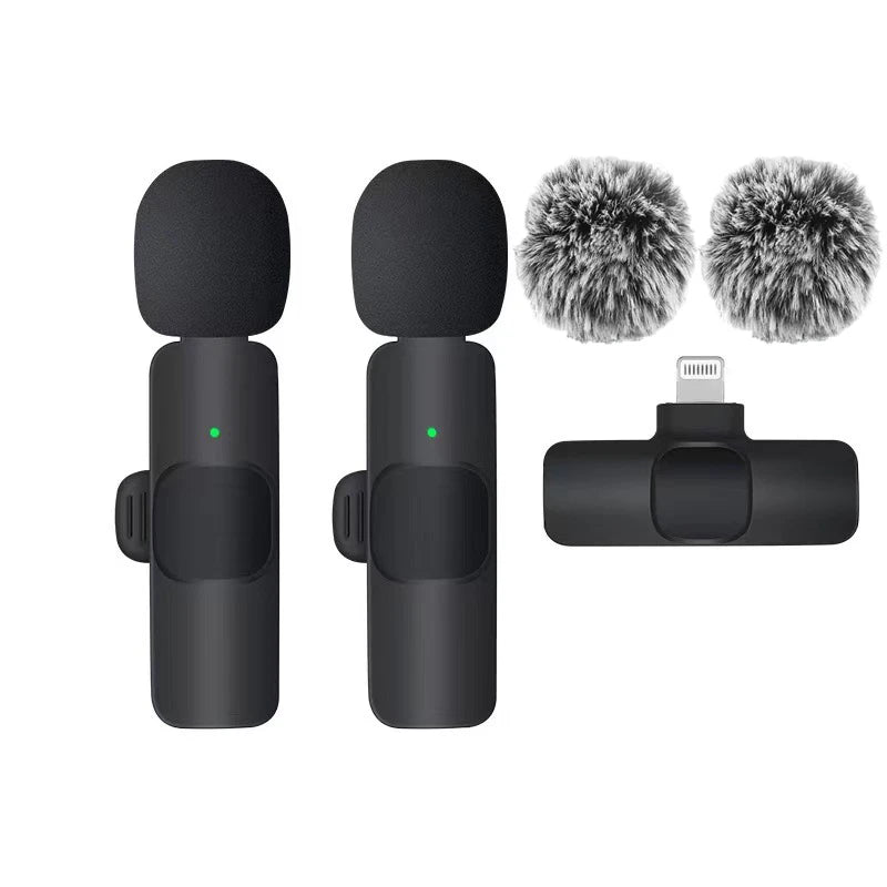 Kit Mini Microfone para Iphone e Android