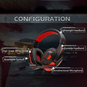 Headset Gamer com fio Ajustável com Microfone e Cancelamento de Ruído - Donna Boneca