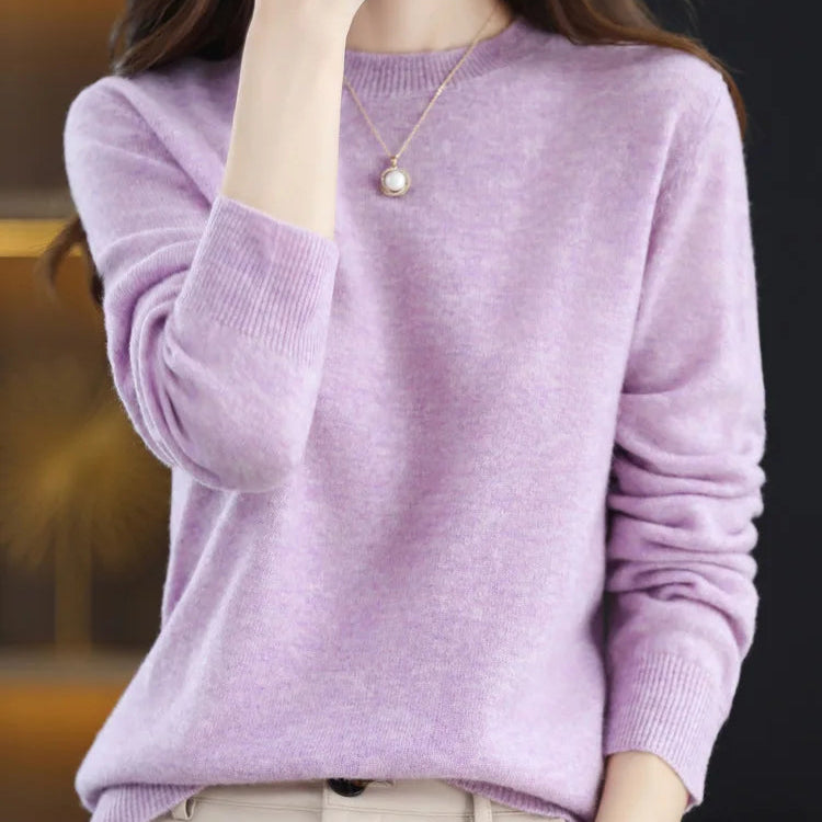 Suéter Feminino de Lã Merino