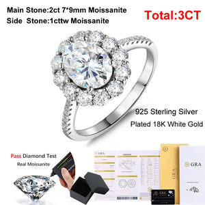 Anel de Noivado em Prata com Diamante Moissanite - Donna Boneca