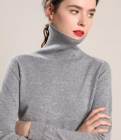 Blusa em Cashemere Gola Alta - Donna Boneca
