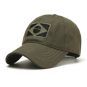 Boné Camuflagem Brasil e USA - Donna Boneca