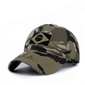 Boné Camuflagem Brasil e USA - Donna Boneca