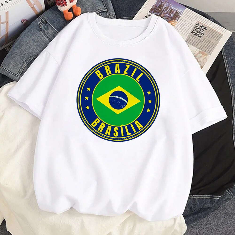 Camisetas Femininas Estampa do Brazil - Donna Boneca