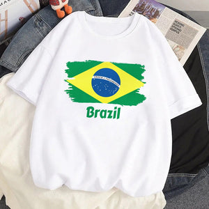 Camisetas Femininas Estampa do Brazil - Donna Boneca