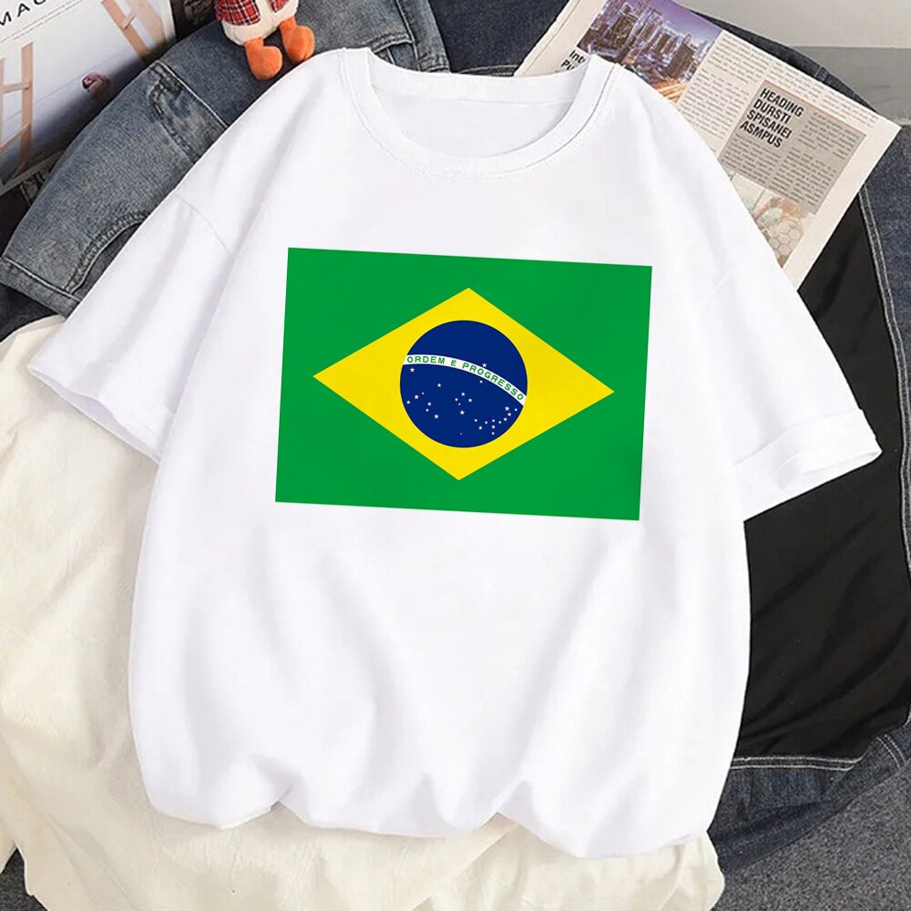 Camisetas Femininas Estampa do Brazil - Donna Boneca