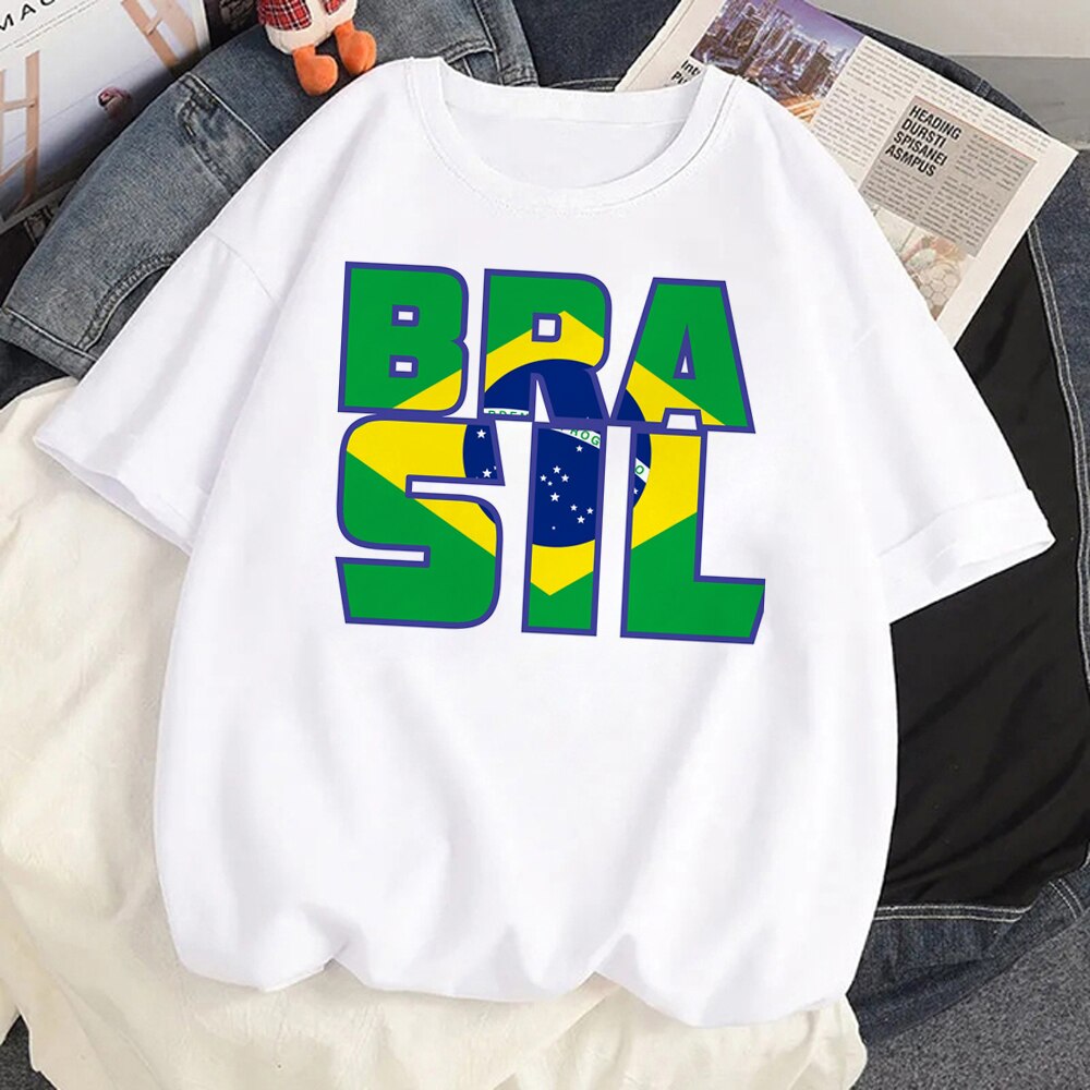 Camisetas Femininas Estampa do Brazil - Donna Boneca