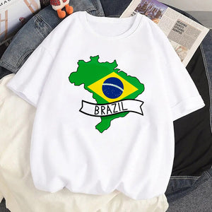 Camisetas Femininas Estampa do Brazil - Donna Boneca