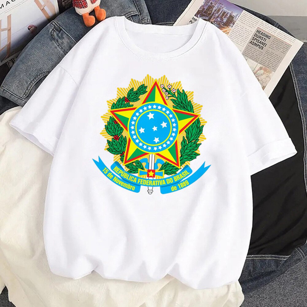 Camisetas Femininas Estampa do Brazil - Donna Boneca