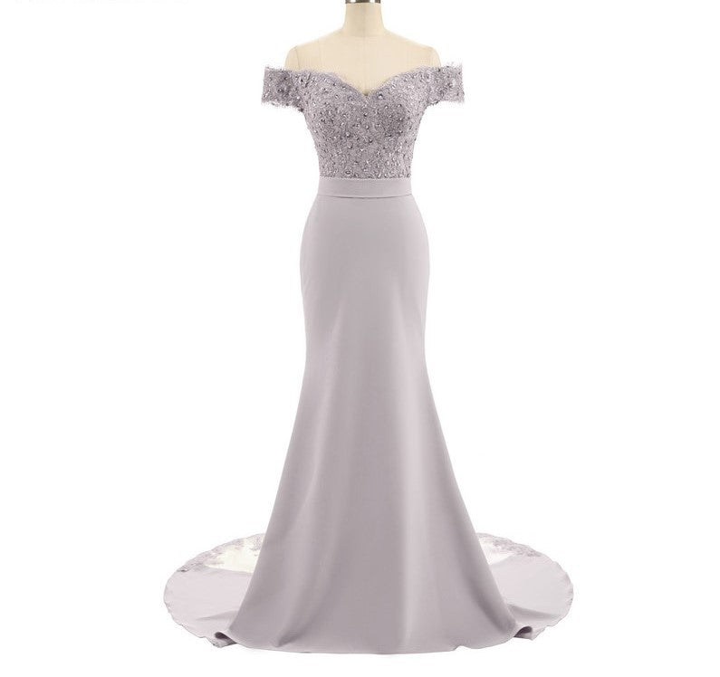 Vestido longo de Festa Bordado - Donna Boneca