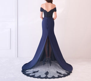 Vestido longo de Festa Bordado - Donna Boneca