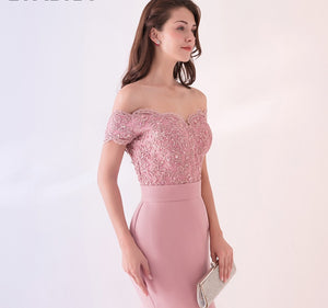 Vestido longo de Festa Bordado - Donna Boneca
