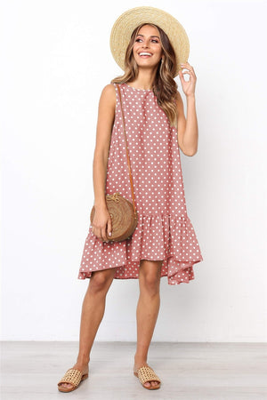 Vestido Curto de Poá - Donna Boneca