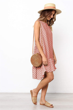 Vestido Curto de Poá - Donna Boneca