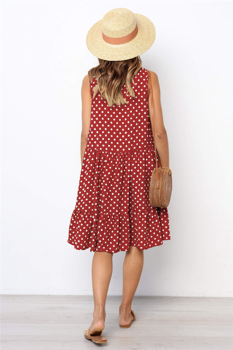 Vestido Curto de Poá - Donna Boneca