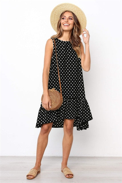 Vestido Curto de Poá - Donna Boneca