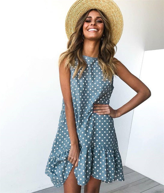 Vestido Curto de Poá - Donna Boneca