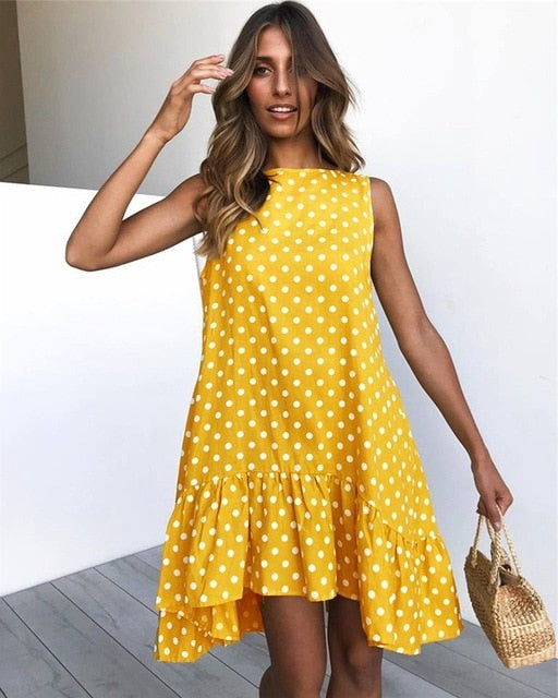 Vestido Curto de Poá - Donna Boneca