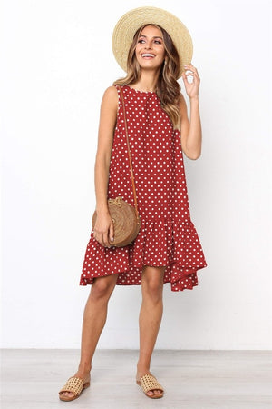 Vestido Curto de Poá - Donna Boneca