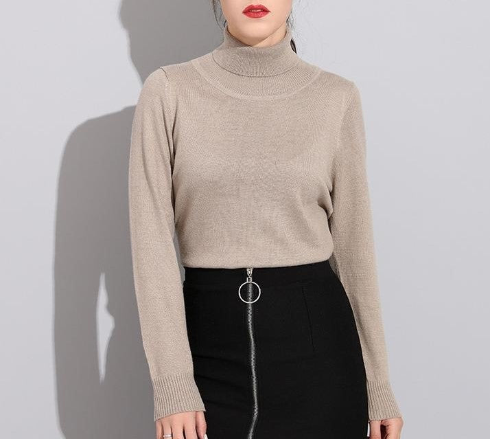 Blusa em Cashemere Gola Alta - Donna Boneca