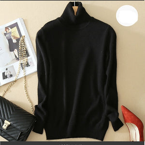 Blusa em Cashemere Gola Alta - Donna Boneca