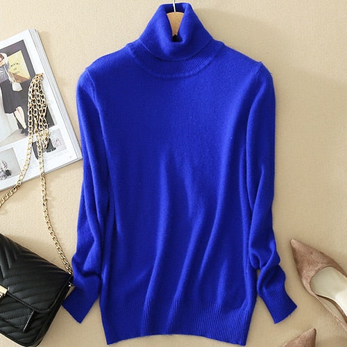 Blusa em Cashemere Gola Alta - Donna Boneca