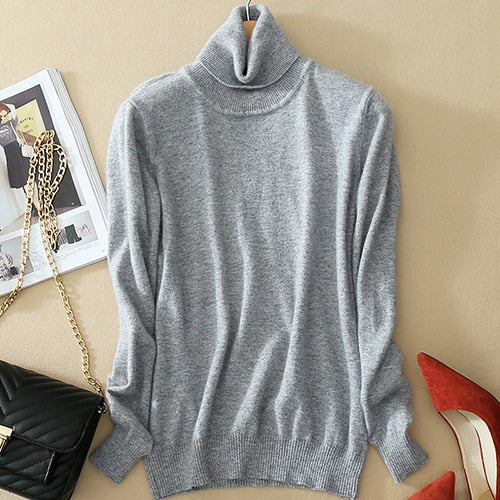Blusa em Cashemere Gola Alta - Donna Boneca