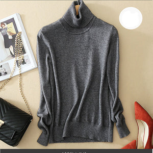 Blusa em Cashemere Gola Alta - Donna Boneca