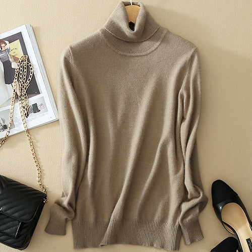 Blusa em Cashemere Gola Alta - Donna Boneca