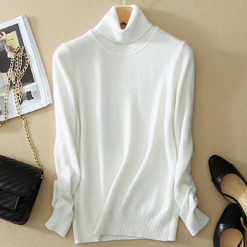 Blusa em Cashemere Gola Alta - Donna Boneca