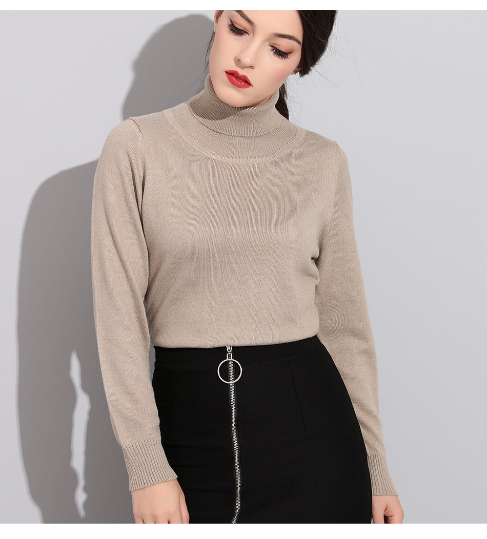 Blusa em Cashemere Gola Alta - Donna Boneca