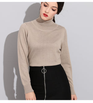 Blusa em Cashemere Gola Alta - Donna Boneca