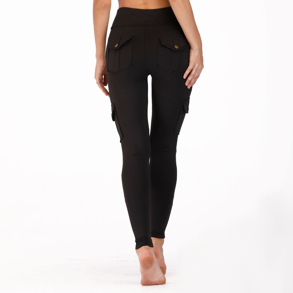 Leggings Push Up com Bolsos - Donna Boneca
