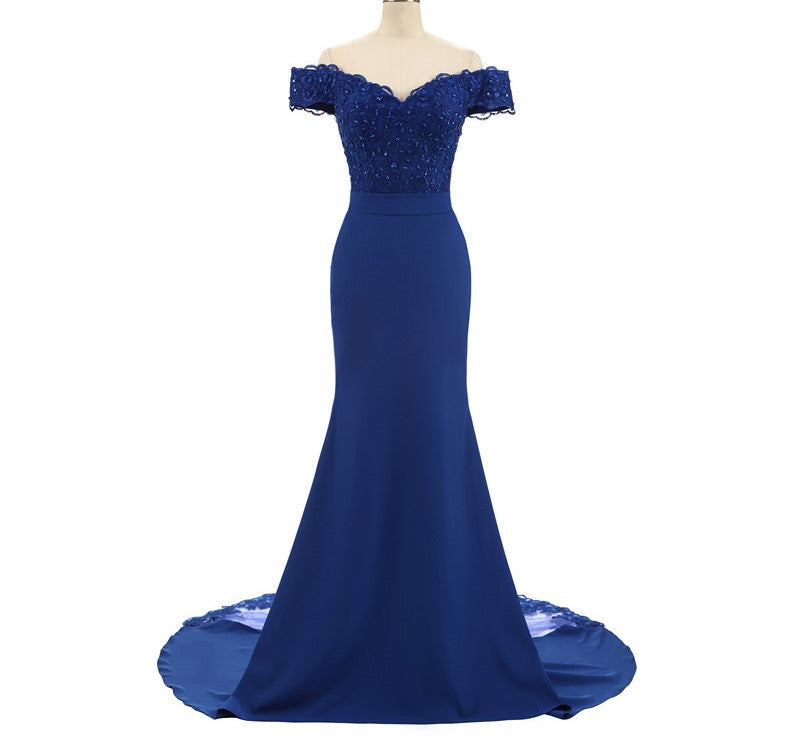 Vestido longo de Festa Bordado - Donna Boneca