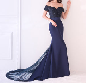 Vestido longo de Festa Bordado - Donna Boneca