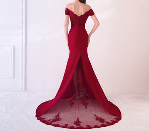 Vestido longo de Festa Bordado - Donna Boneca